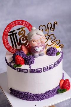 8英寸网红祝寿蛋糕,甜蜜祝福，共享美好时光